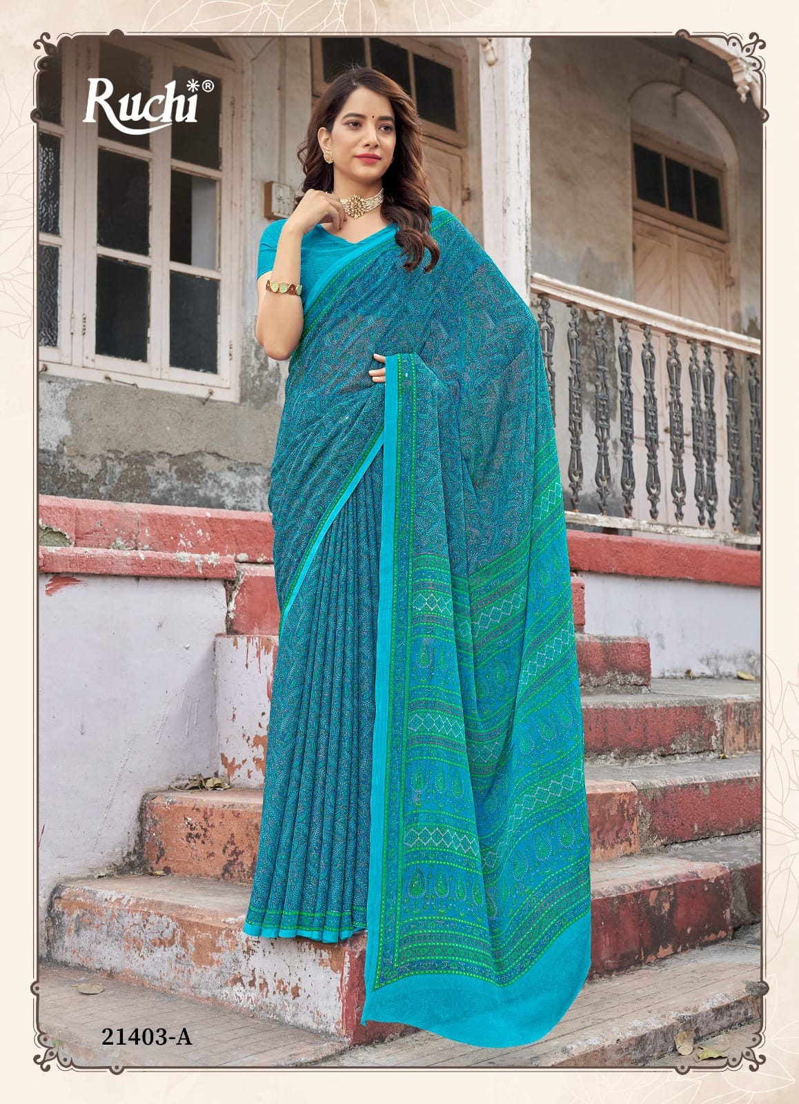 21403A Star Vol 95 Ruchi Sarees