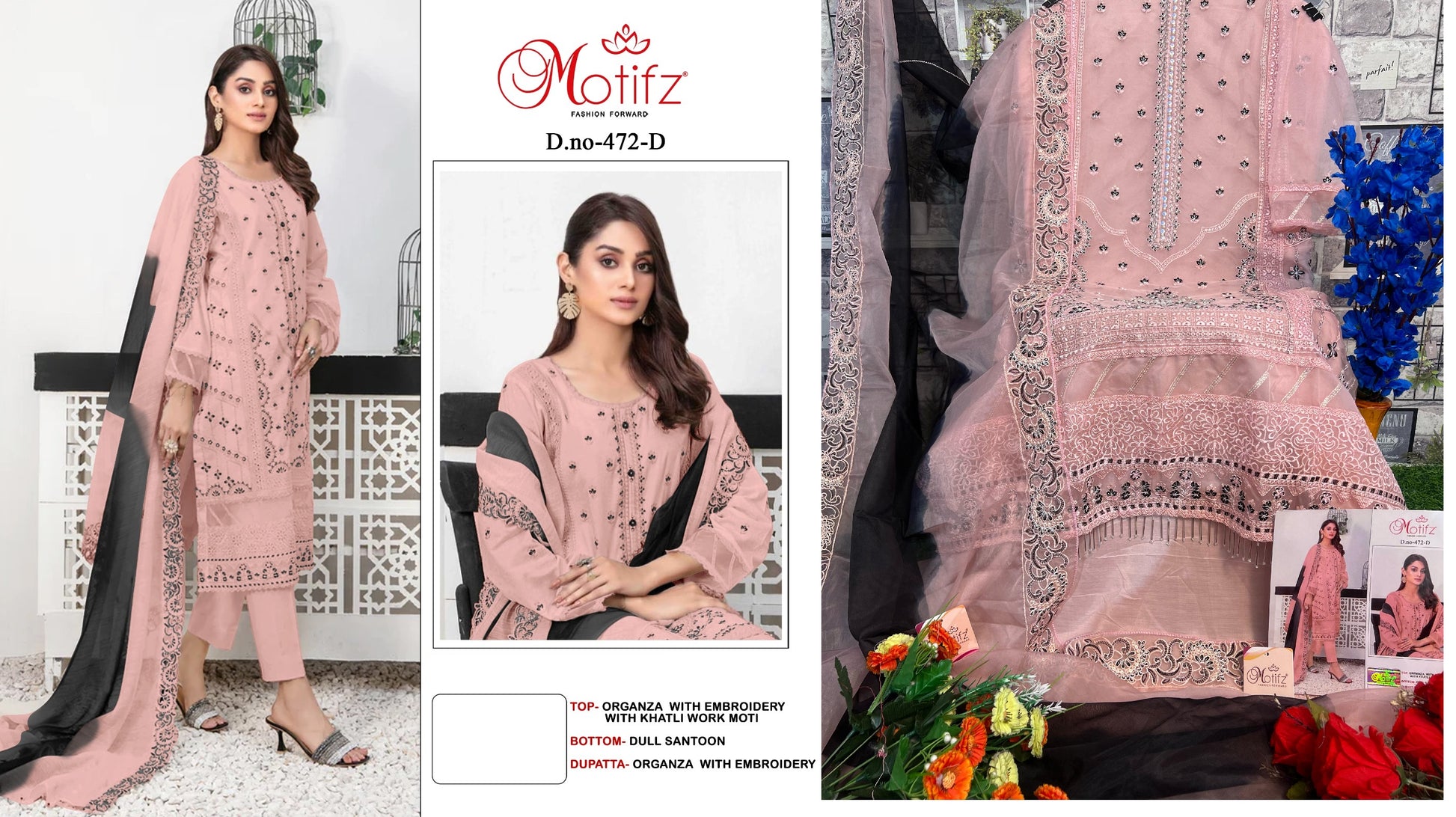 472D Motifz Pakistani Salwar Suits