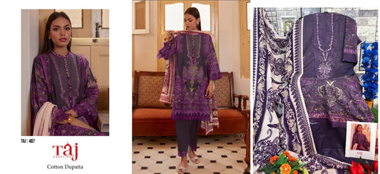 487 Taj Creations Pakistani Salwar Suits