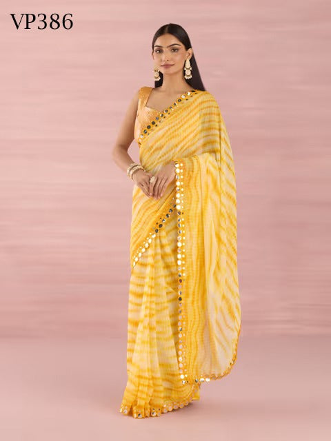 386 New Mirror Fashion Berry Sarees