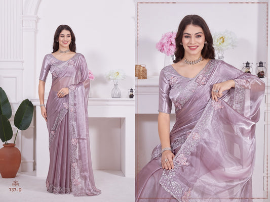 737D Light Mehek Sarees