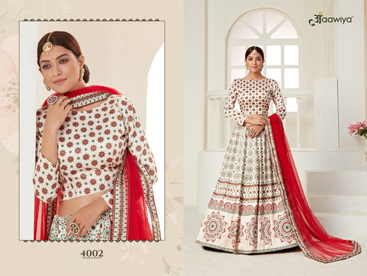 4002 Rosy Vol 1 Aawiya Lehenga Choli
