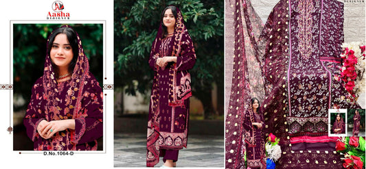 1064D Aasha Designer Pakistani Salwar Suits