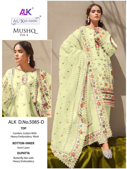 5085D Mushq Vol 4 Alk Pakistani Salwar Suits