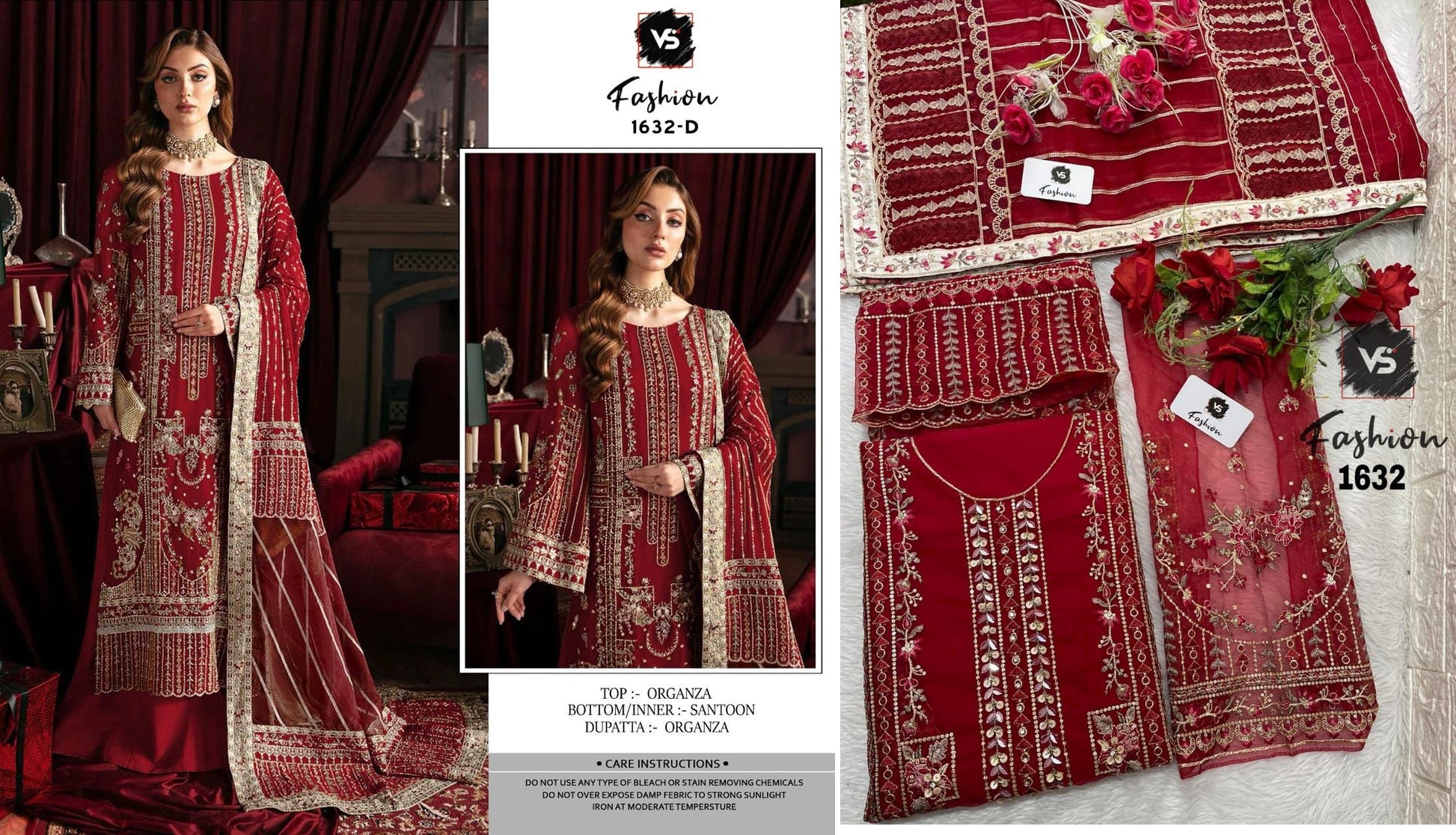 1632D Vs Fashion Pakistani Salwar Suits