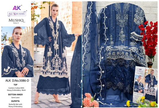 5086D Mushq Vol 5 Alk Pakistani Salwar Suits