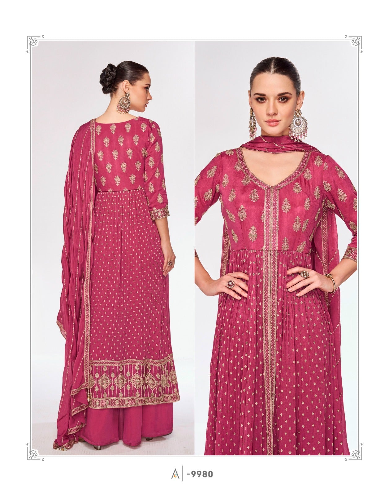 9980 Rosy Aashirwad Creation Readymade Suits