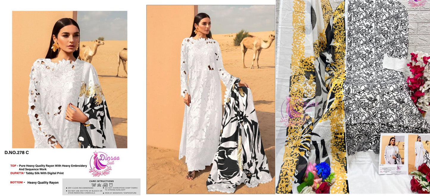278C Dinsaa Suit Pakistani Salwar Suits