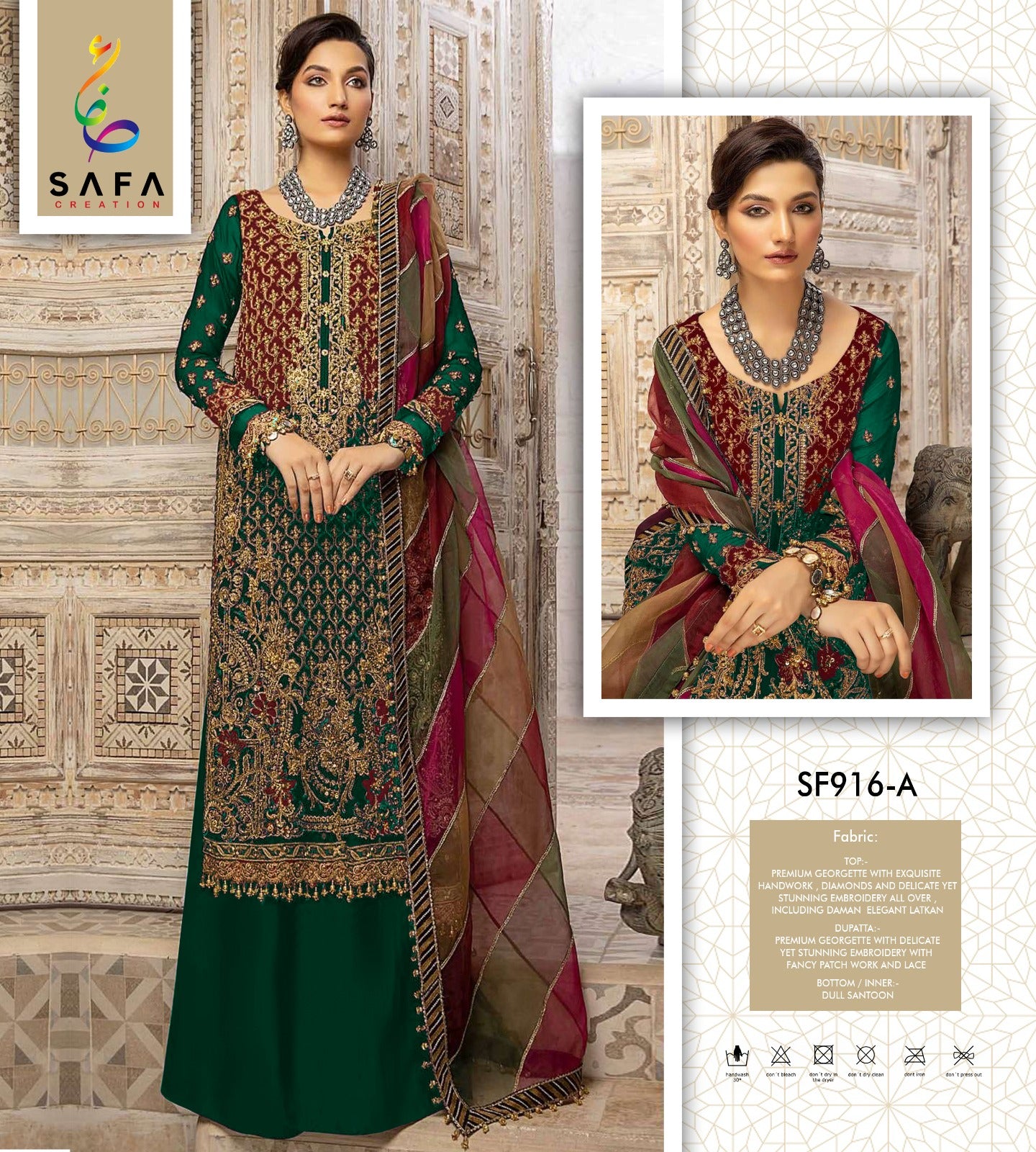 916A Safa Creation Pakistani Salwar Suits