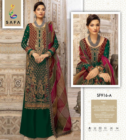 916A Safa Creation Pakistani Salwar Suits