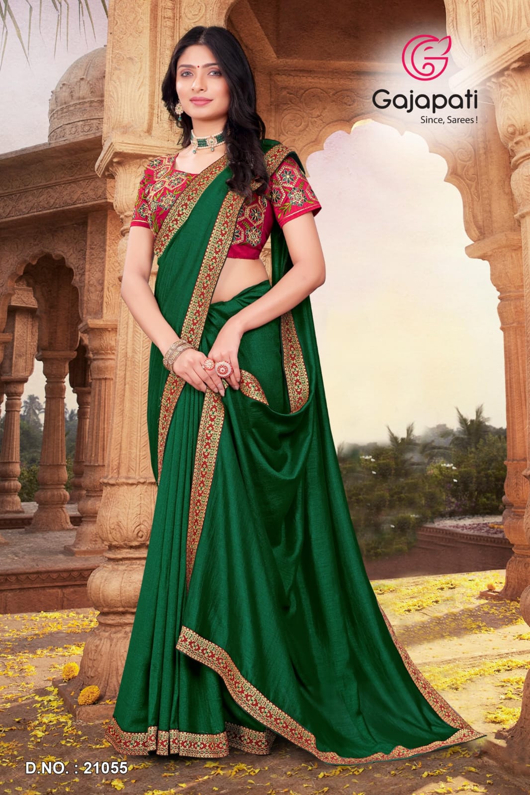 21055 Vihana Gajapati Sarees