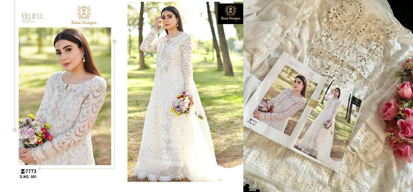501 Ziaaz Designs Pakistani Salwar Suits
