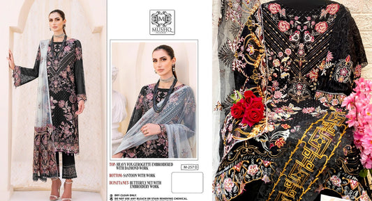 M-257-D Mushq Pakistani Salwar Suits