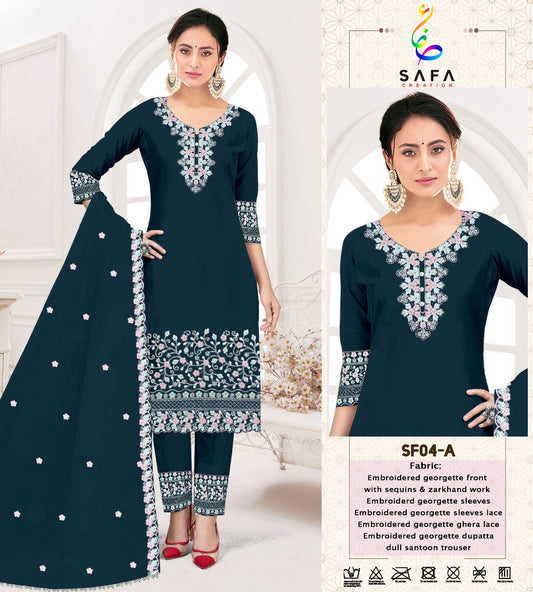 Sf-04A Safa Creation Pakistani Readymade Suits