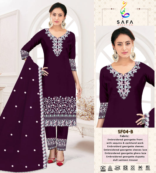 Sf-04B Safa Creation Pakistani Readymade Suits