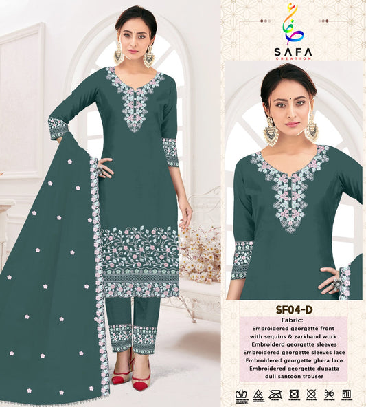 Sf-04D Safa Creation Pakistani Readymade Suits