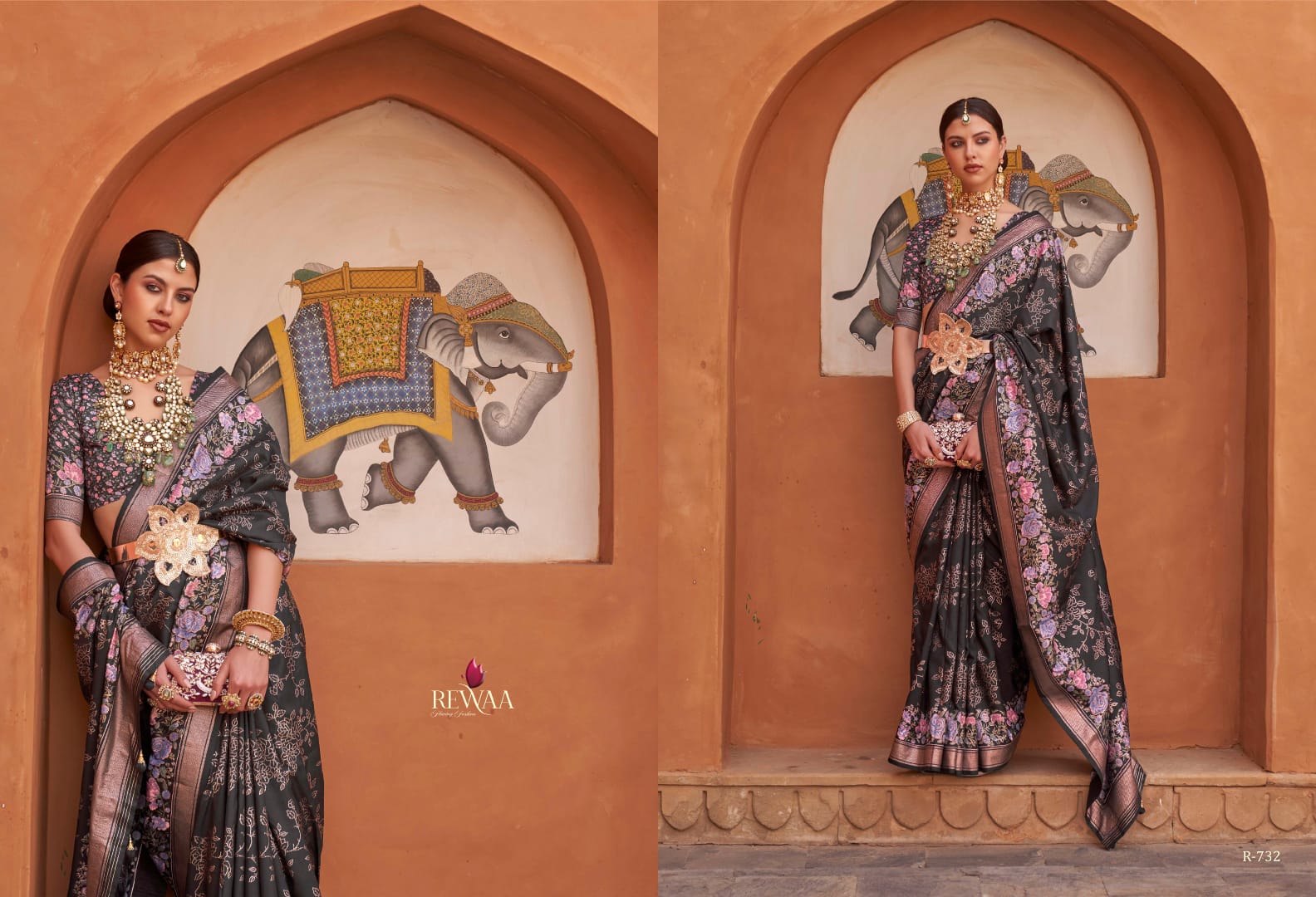 R-732 Mithila Rewaa Sarees