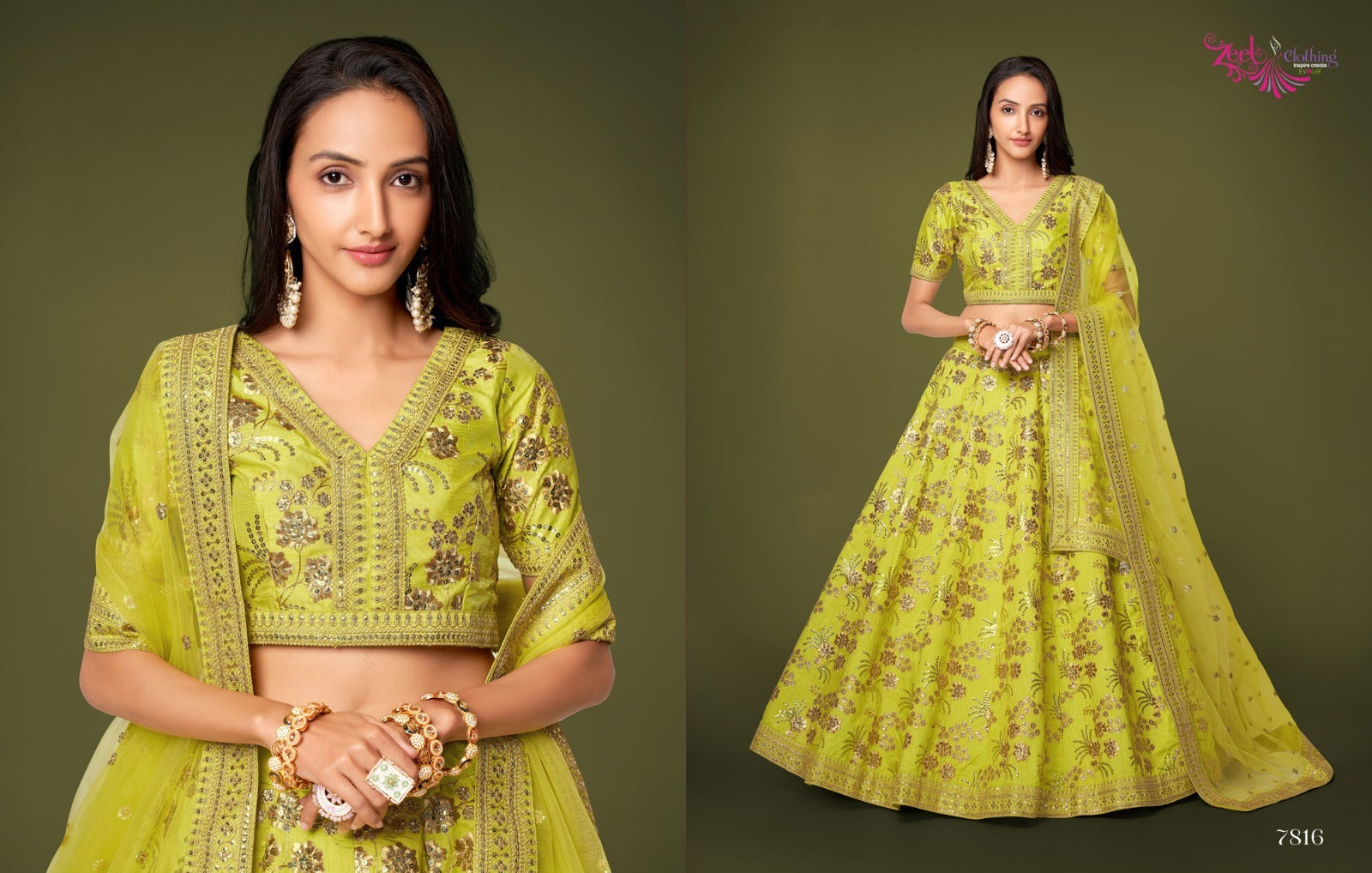 7816 The Modern Vibes Vol 2 Zeel Lehenga Choli