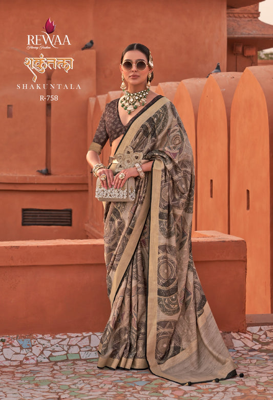 R-758 Shakuntala Rewaa Sarees