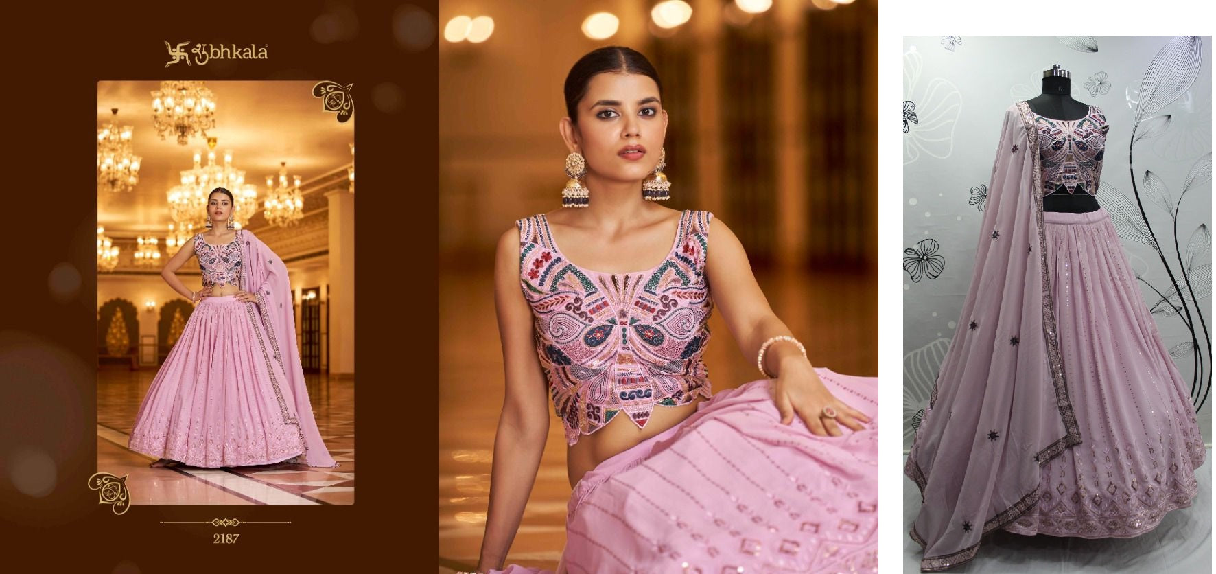 2187 Bridesmaid Vol 22 Shubhkala Lehenga Choli