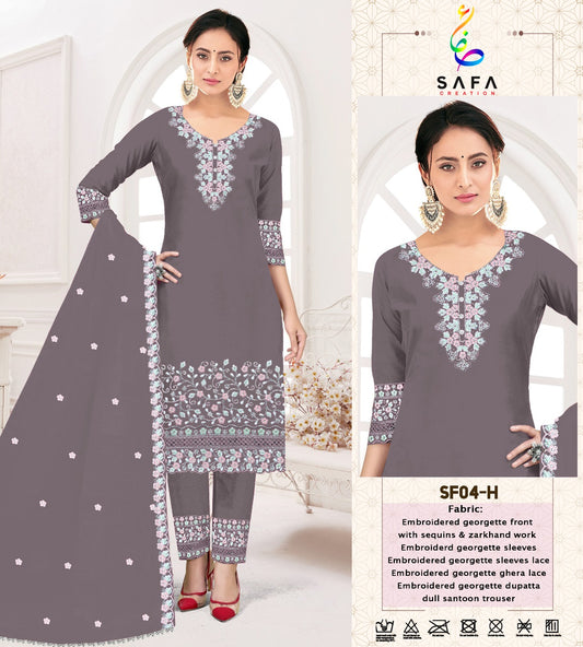 Sf-04F Safa Creation Pakistani Readymade Suits