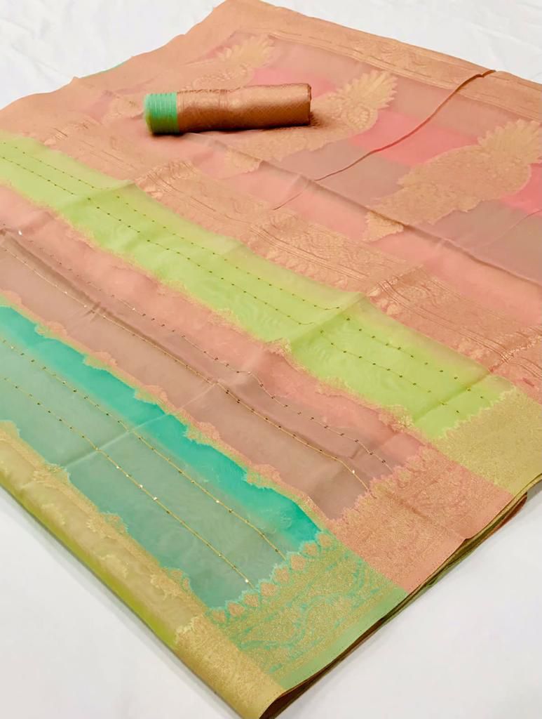 230002 Kenzo Rajtex Organza Sarees