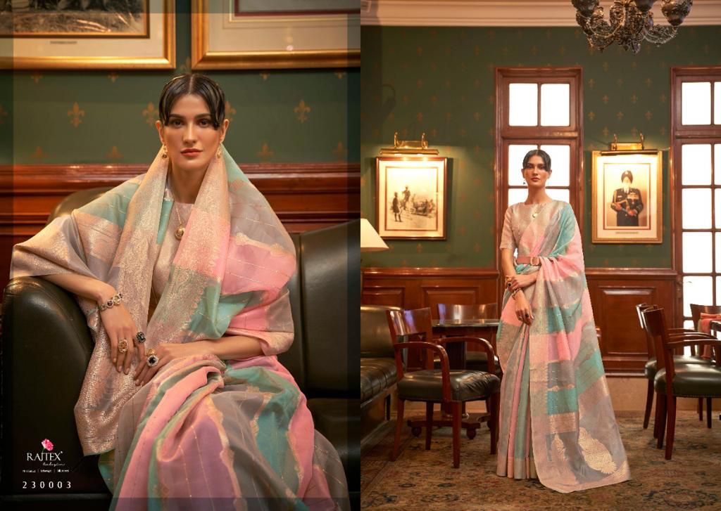 230003 Kenzo Rajtex Organza Sarees