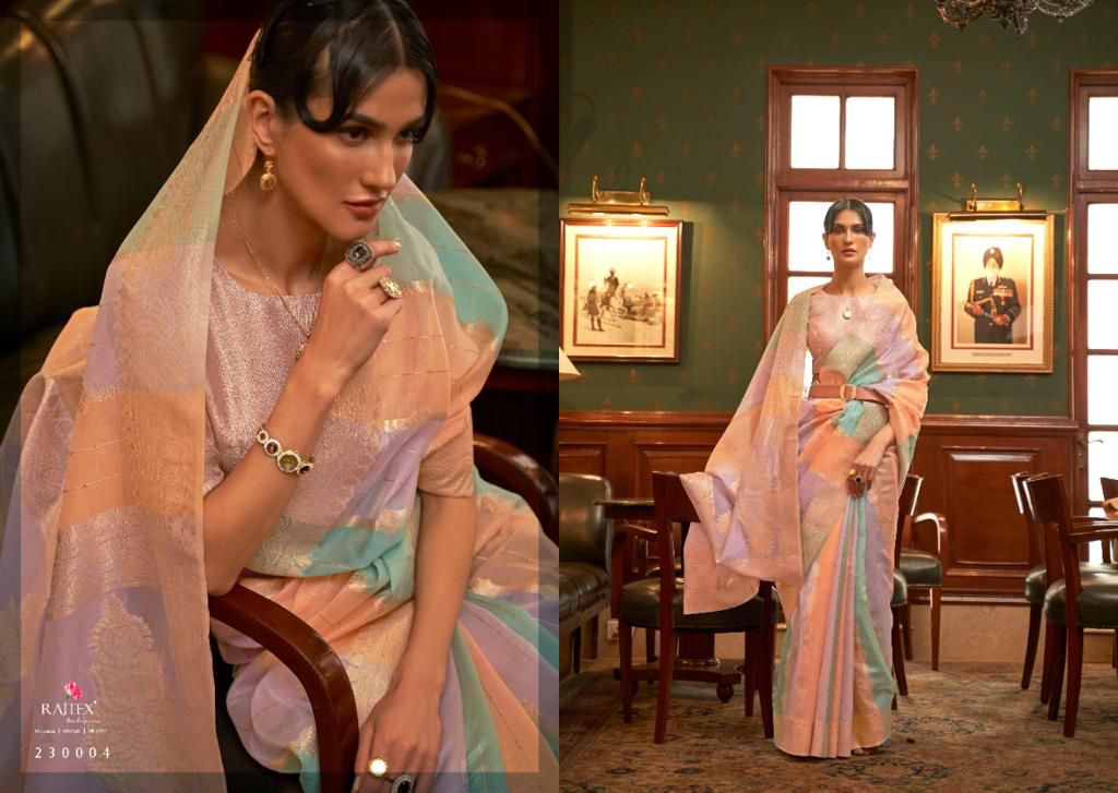 230004 Kenzo Rajtex Organza Sarees