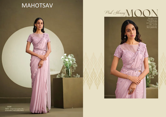 23008 Mohmanthan Mahotsav Silk Sarees