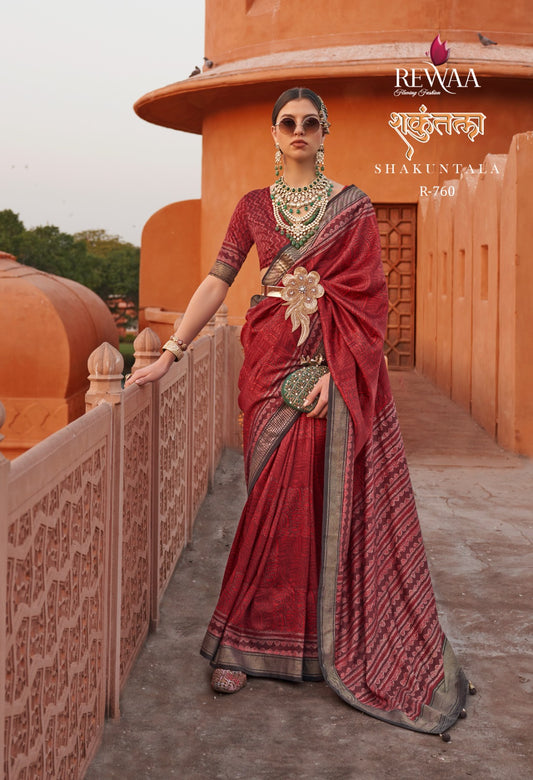 R-760 Shakuntala Rewaa Sarees