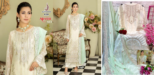 A-99 Alif Fashion Pakistani Salwar Suits