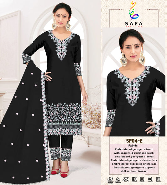 Sf-04H Safa Creation Pakistani Readymade Suits