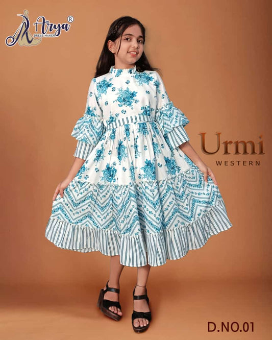 Urmi 01 Adm Girls Western Dress