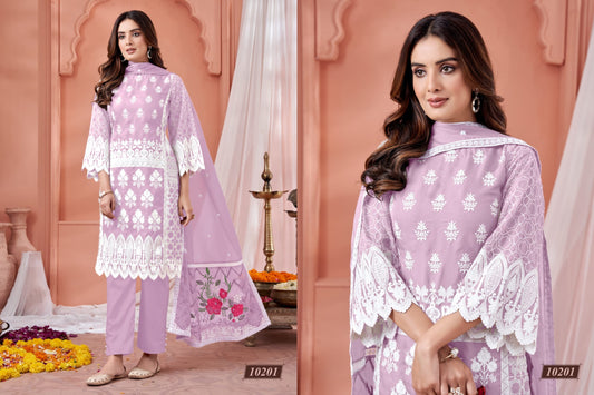 10201 Vol 20 Anjubaa Unstitched Suits