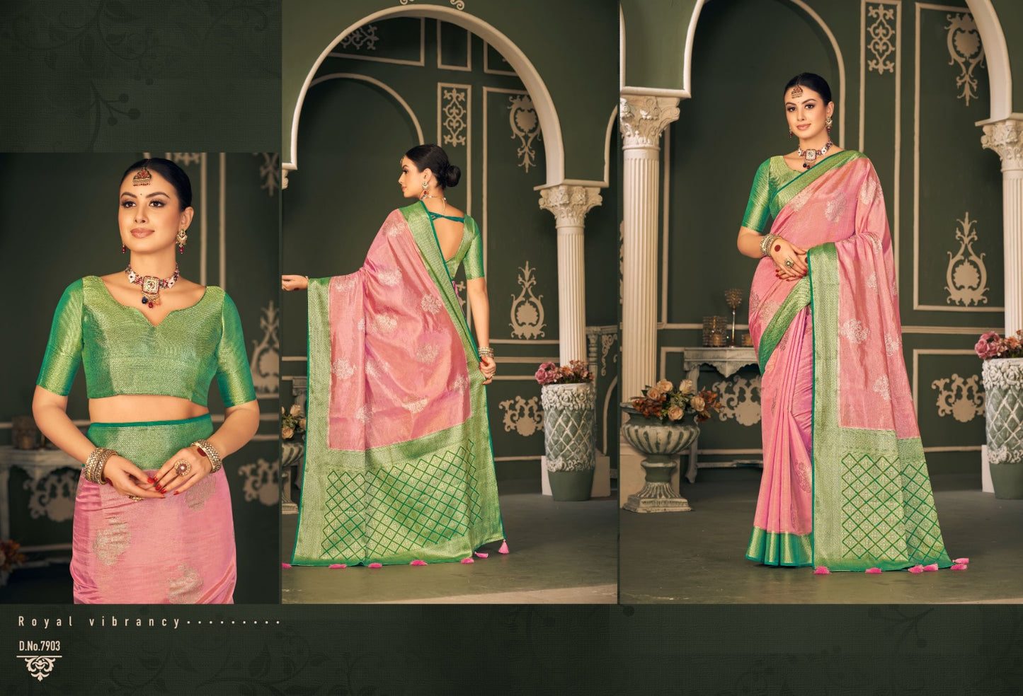 7903 Trisha Royal Pankh Sarees