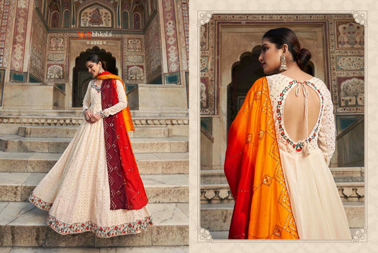 4862 Flory Vol 30 Shubhkala Gown Dupatta Set