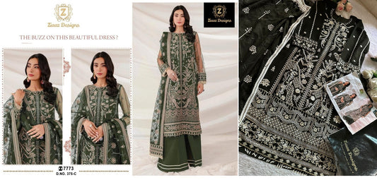375C Ziaaz Designs Pakistani Salwar Suits