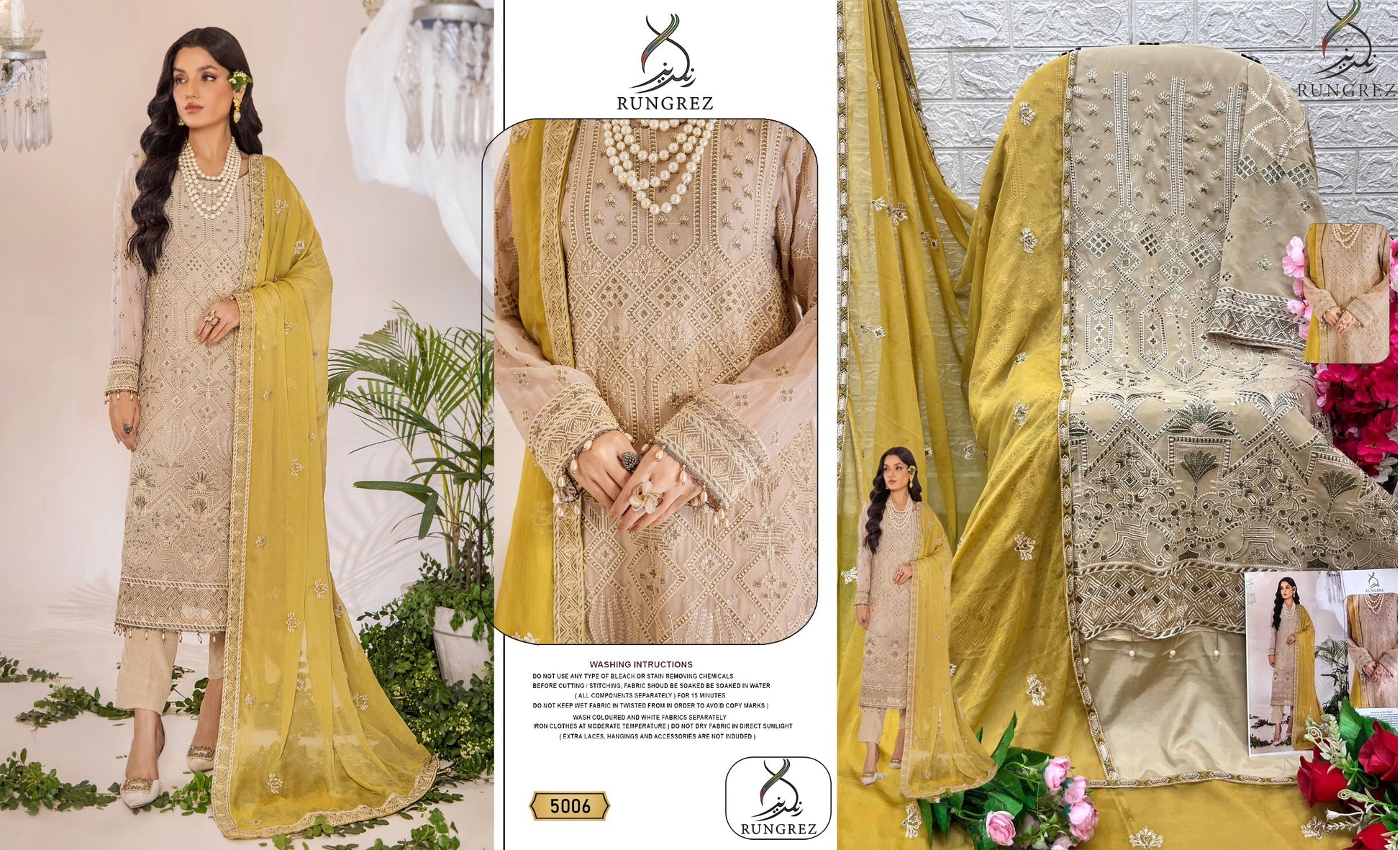 5006 Rungrez Pakistani Salwar Suits