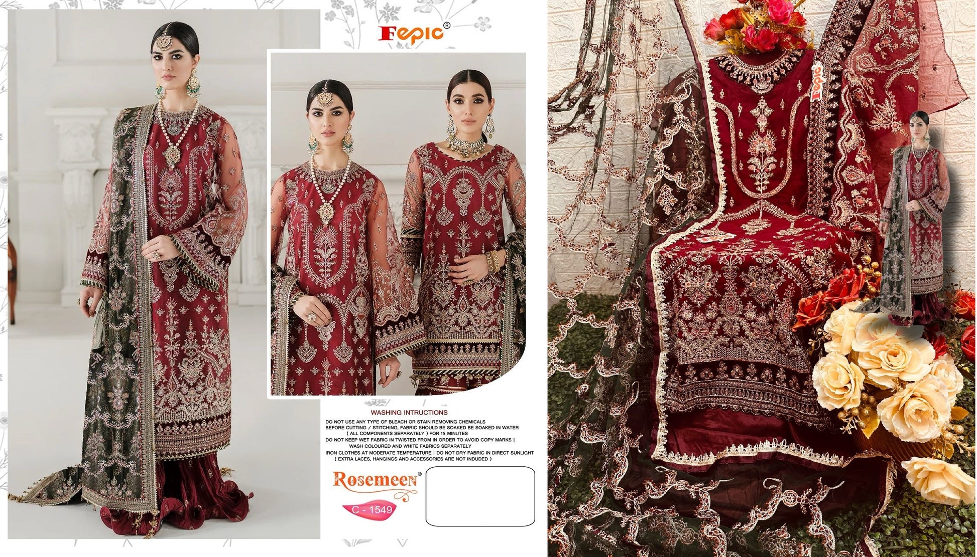 1549 Fepic Pakistani Salwar Suits