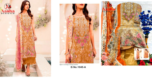 1045A Aasha Designer Pakistani Salwar Suits