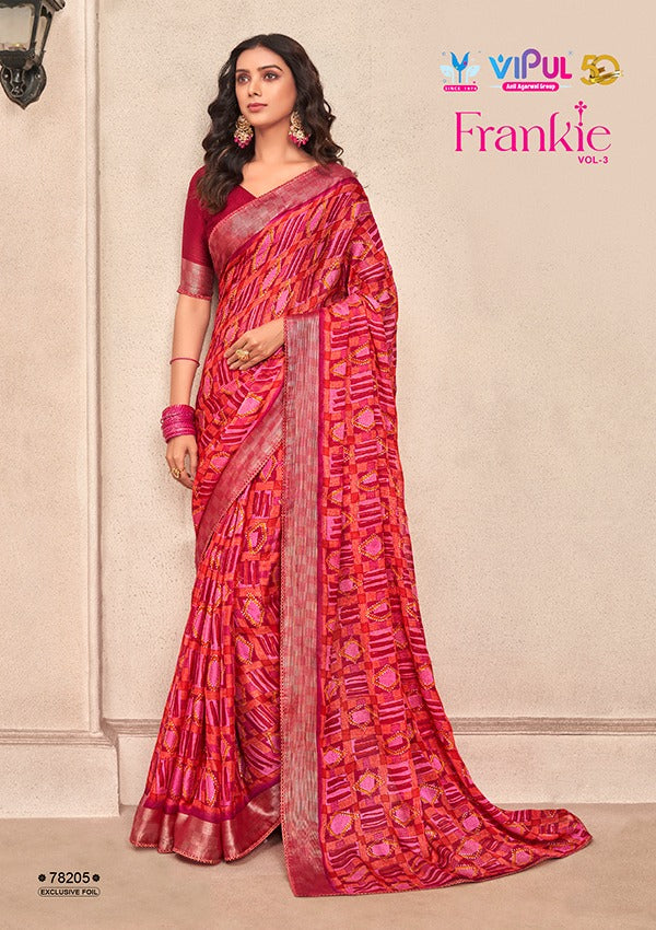 78205 Frankie Vol 3 Vipul Sarees