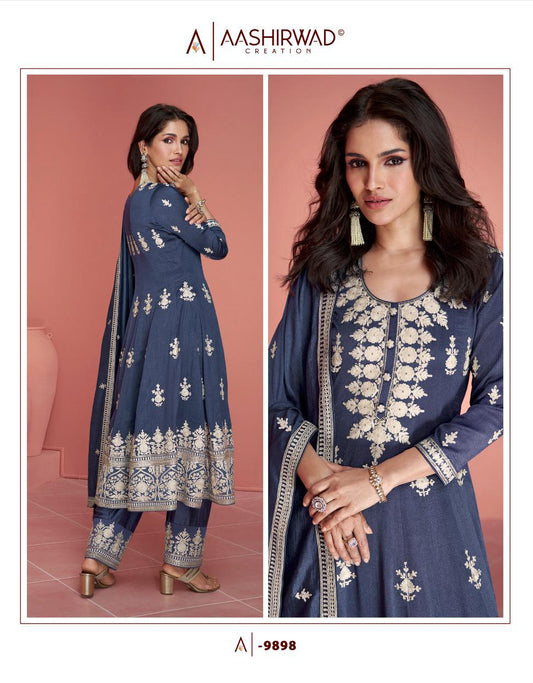 9898 Rubina Aashirwad Creation Readymade Suits