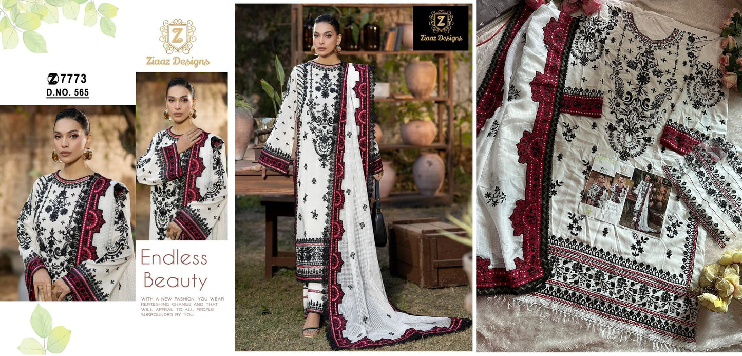 565 Ziaaz Designs Pakistani Salwar Suits