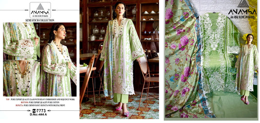 444A Anamsa Pakistani Salwar Suits