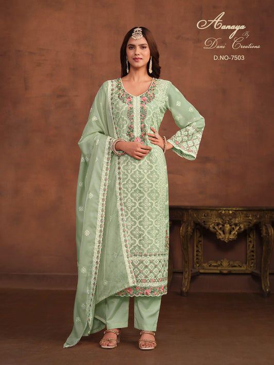 7503 Aanaya Vol 175 Dani Creation Unstitched Suits