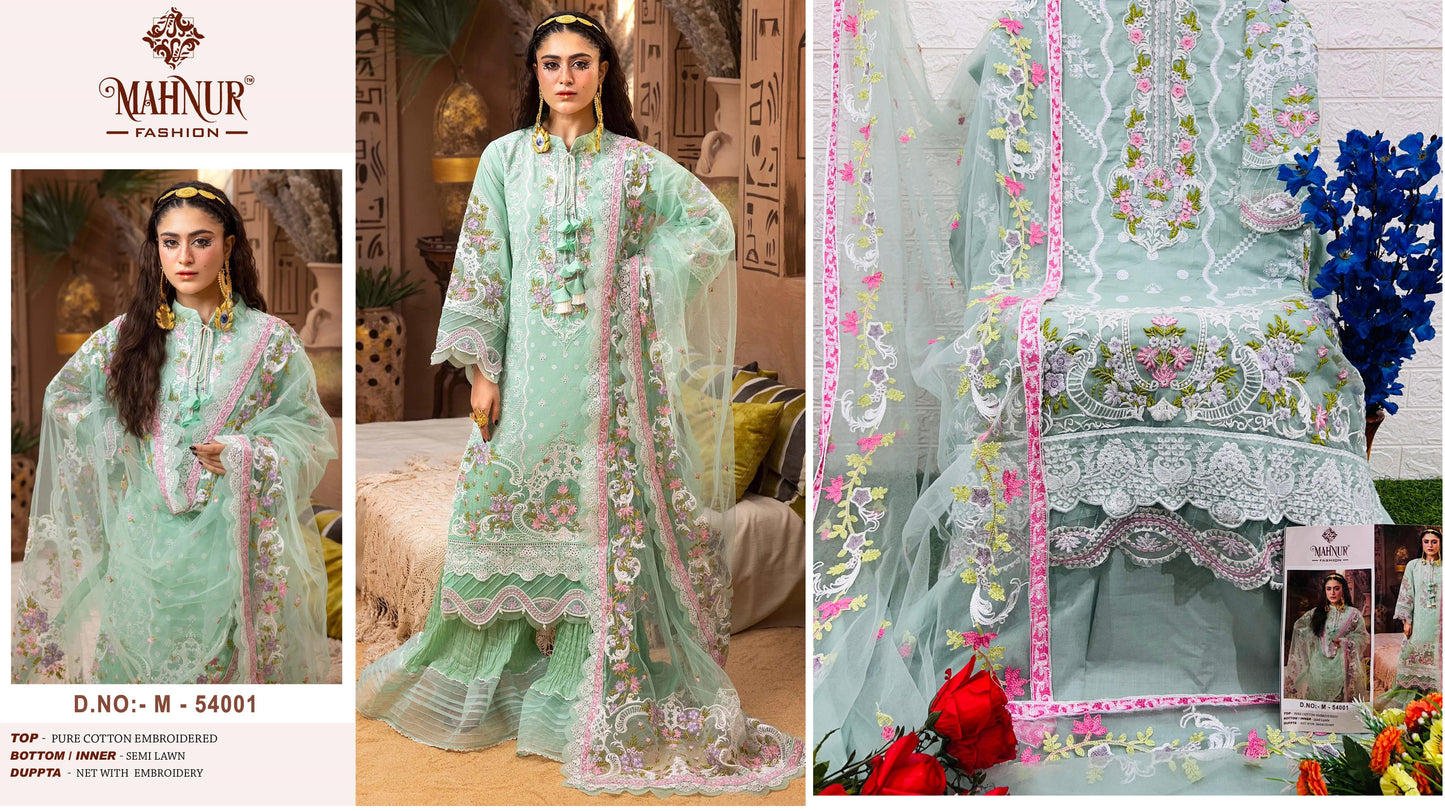 54001 Vol 54 Mahnur Pakistani Salwar Suits