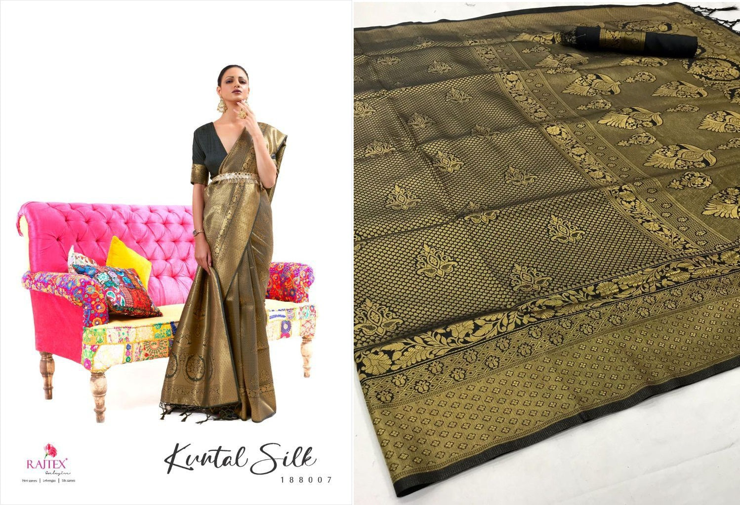 188007 Kuntal Rajtex Sarees