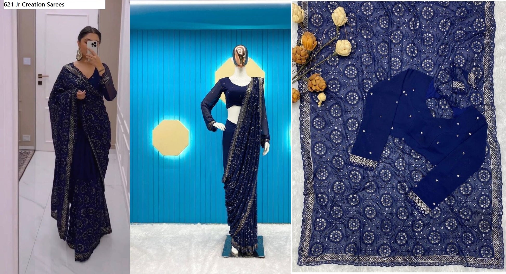 621 Jr Creation Sarees