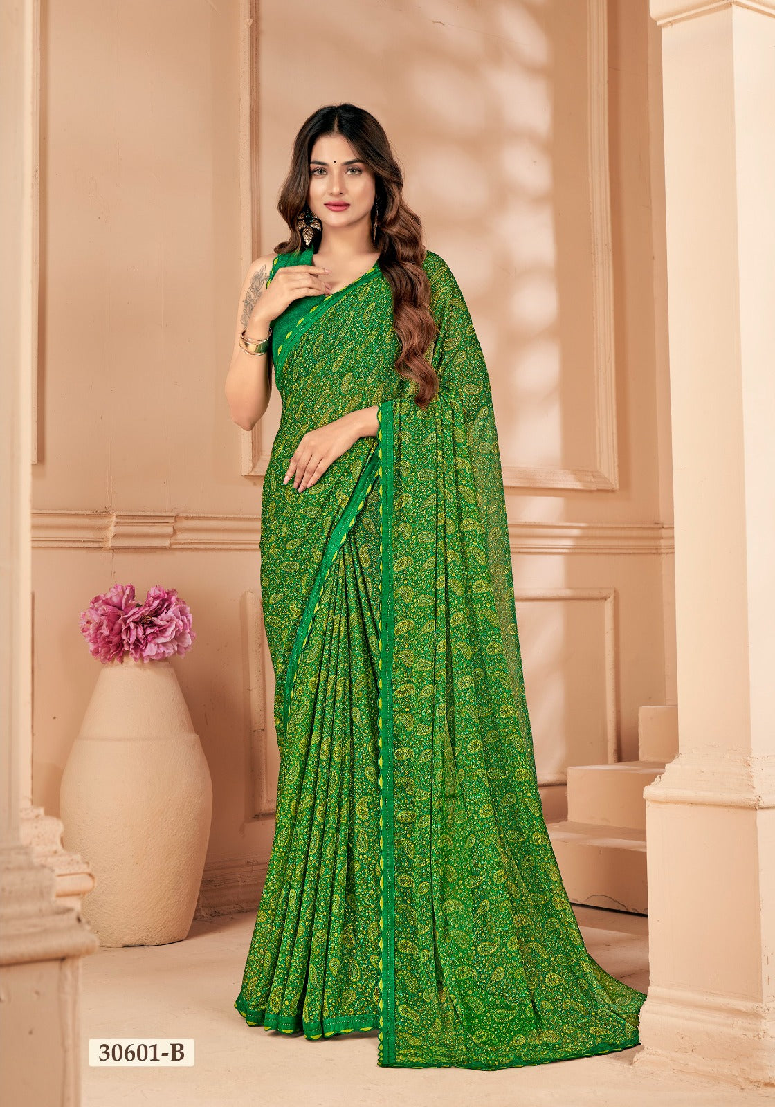 30601B Vanilla Ruchi Sarees