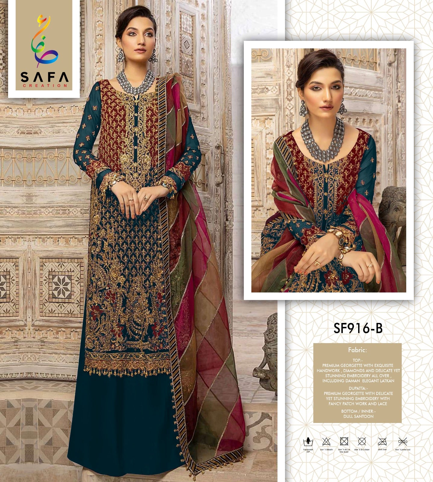 916B Safa Creation Pakistani Salwar Suits